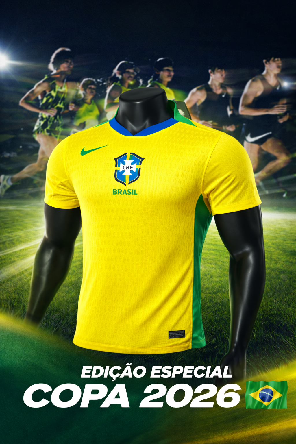 Camiseta Brasil Copa 2026 – LANÇAMENTO